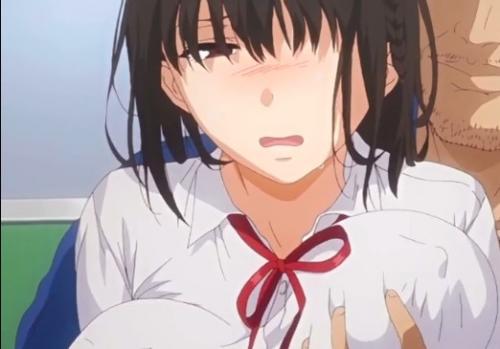 【最新作エロアニメ・図書室ノ彼女第2巻】真面目な女子校生が用務員のおっさんに弱みを握られ何度もセックスを強要される！