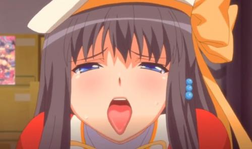 エロゲの販売イベントでオマ○コにバイブ突っ込まれたりしてだらしない顔を晒してしまう女の子！