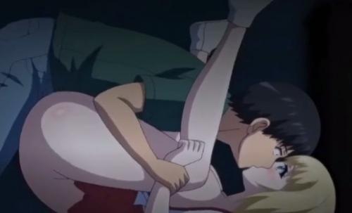 《エロアニメ》夜な夜なオナニーする欲求不満なロシア人の巨乳嫁とセックスしちゃう！