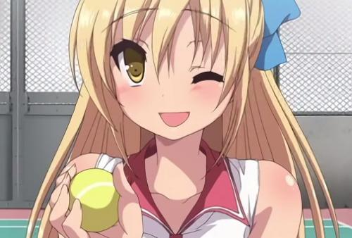 【エロアニメ】学校でも有名人の可愛いテニス部女子とセックスしちゃう！