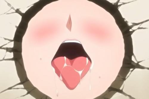 【エロアニメ】巨乳妹と空いた壁腰にエッチしちゃうお兄ちゃん！
