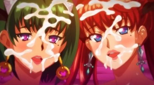 《エロアニメ》妖魔がおもてなししてくれる風俗店でふたなりっ娘と乱交セックスしちゃう！