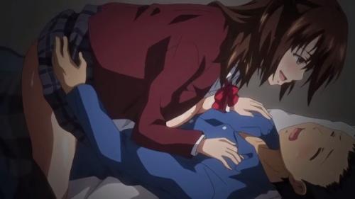 【エロアニメ】突然告白された制服姿の年上の先輩とセックスしちゃう！