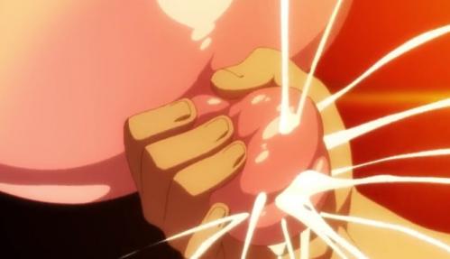 【異種族レビュアーズ2話】普通の一般アニメではなかなかお目にかかれない母乳吹き出しシーンまであるアニメ！