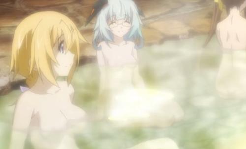 【一般アニメ】インフィニット・ストラトスの貴重な温泉のエロシーンｗｗｗ