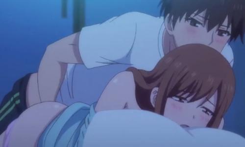 【一般アニメ】寝てる巨乳幼馴染を夜這いしてしまう男の子ｗｗｗ
