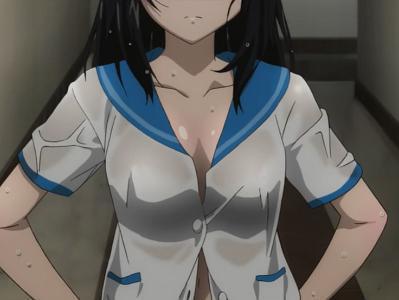 【ストライク・ザ・ブラッド】雨で濡れ透け女子校生☆規制解除×乳首解禁でおっぱい繚乱エロシーン総集編！！【一般アニメ】