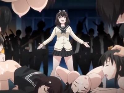 【euphoria】学園中で狂った♂♀がヤリまくり！？地獄絵図な輪姦乱交中出しレイプ×種付け濃厚セックス！【エロアニメ】