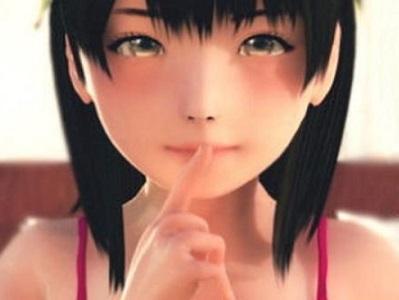 【3DCG】ちっぱいロリ美少女と南国パコ！！水着着衣でフェラ抜き×膣内射精中出し種付け濃厚セックス！【3Dエロアニメ】