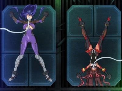 《対魔忍》爆乳＆貧乳おっぱいくノ一を拘束して奴隷娼婦調教！！2穴貫くアナル×種付け肉便器堕ち中出しレイプ！《エロアニメ》