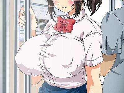 【ヤれる子！電車エッチ】デカァァァァァいッ！！清純そうな女子中〇生を痴漢×立ちバックで種付け濃厚セックス！【エロアニメ】