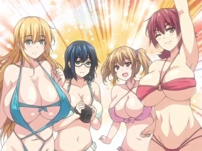 《ハーレム》巨乳×爆乳おっぱいに挟まれまくりなえちえち夏合宿！！ばっこり種付けキメる中出し濃厚セックス！！《エロアニメ》