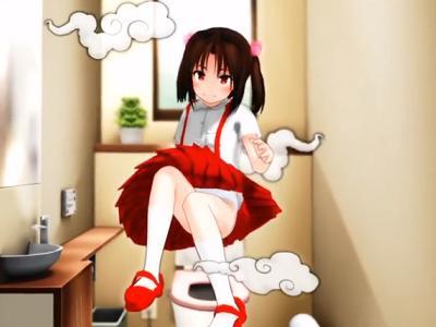 〈同人MMD〉妖怪ウォッチでトイレの花子さん召喚！？ぷにぷにまんこに種付け中出しレイプ×濃厚セックス！〈3Dエロアニメ〉