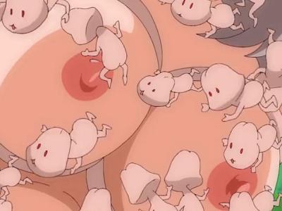 《新作》おっぱいに群がる極小キモ生物ｗ アヘ顔晒して母乳放出な触手異種姦×中出しレイプ×濃厚セックス！！《エロアニメ》