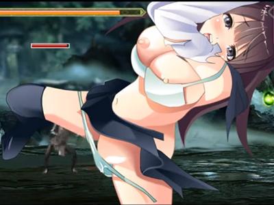 【敗北ヒロイン】制服姿のJK剣士を〇してリョナレイプ！！横スク型エロゲーアクション敗北エロシーン総集編！！【エロアニメ】