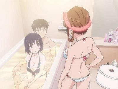 《18禁完全版》「やわらか姉妹と入浴中」乳首解禁×規制解除でパコ突き濃厚セックス！！《一般アニメ》