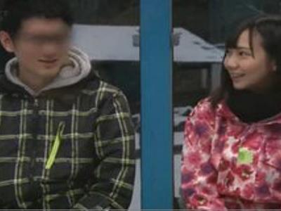 {マジックミラー\エロ動画}『中に出さないでよ…』男友達と旅先でエロ企画で生ファックしちゃった！フォルムが完ぺきな女の子