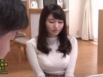 {美乳\三原ほのか}『勃起しちゃったの？』お風呂を覗きながらシコってた息子の友達を誘惑してH！こんなかわいい子が…