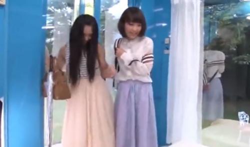 【マジックミラー号】昼間からおマンコを電マとチンポで刺激されて何度も絶頂させられる女子大生さん