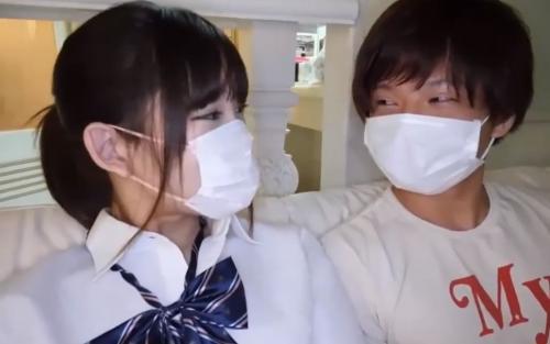 【企画】マスク姿の女子高生さんが、彼氏とスケベなことをする動画が送られてきました