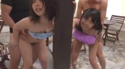 【唯井まひろ】発情して全身敏感になった水着美女がチンポを美味しそうにフェラチオしたり、マンコに咥えこんでセックスしまくり