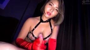 【今井夏帆】ボンテージ姿の女の子に肉棒を虐められるところを主観視点でお楽しみください