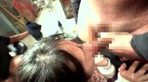 【レ〇プ】黒人に連れ去られた女の子がデカチンを無理矢理フェラチオさせられたり犯される