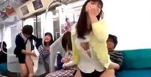 【企画】レ〇プが合法化されてしまい電車の中で女の子が男達に無理矢理犯されてしまう