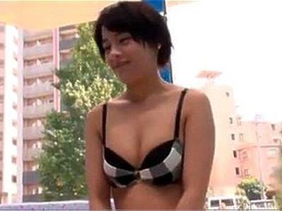 «女子大生|素人»ナンパした激カワ美少女に生ハメ激ピストン！寝バックでガン突きされてガクガク絶頂！センズリ向きのスケベ映像