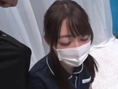 «マジックミラー|ナース»【マジックミラー号】看護師さんに絶倫チンポを見てもらってそのままH！勃起不可避のいい女