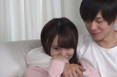 スレンダーなのに爆乳の素人女子大生はSEXが好きでたまりません！精子が膣の奥に当たるのが良いらしく中出し！