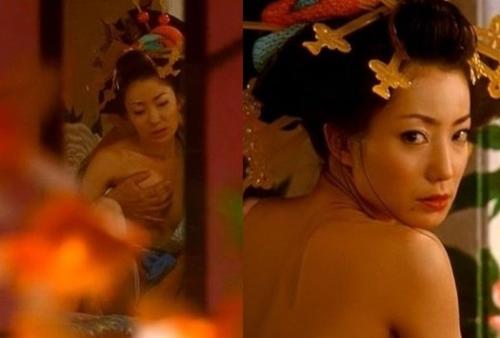 【菅野美穂】♥美乳モミモミ♥有名女優の過激な濡れ場！背後から生乳を揉まれ大女優が下半身までまさぐられる！！