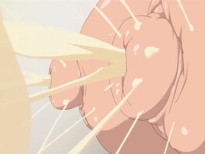 オッパイもみもみされて母乳が吹き出しちゃうエロ母娘♡噴水みたいに出てくるミルクがエロい！！