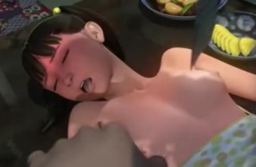 『近親相姦セックス』超ド田舎にやって来たロリ少女がおじいちゃんから・・・。ちっちゃな乳首ももちろんかわいがり♥