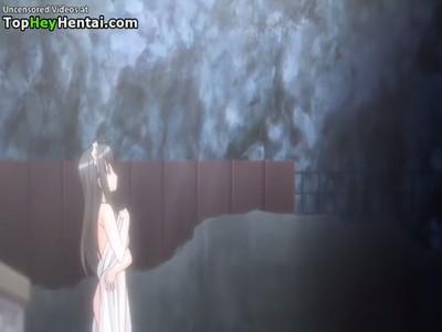 廃墟のなかで囚われレズエッチでイカされた美少女☆そんな中救出してくれた男と濃厚イチャラブ性行為アクメ悶絶☆