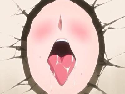 隣部屋に丸見えの壁穴にちんぽを突っ込み妹からフェラされる変態兄貴がビクビク感じてザーメン発射♥♥