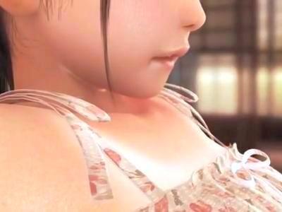 【3DCG】超美麗3DCGキターーっ！！美乳童顔美少女と姉妹丼ハーレムでパイパンまんこに種付けプレス❤❤