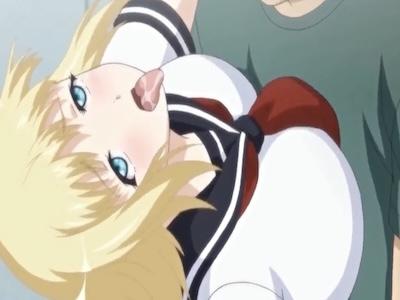 爆乳人妻をセクシーJKコスプレでハメまくり！！おちんぽピストン＆中出しでアヘ顔キメる♪