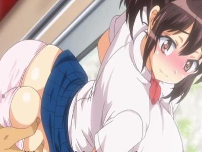 〈痴漢〉怖くて声が出せないむっちりJK痴漢 襲われているのに自分がいけないことをしてる背徳感で感じちゃう♡
