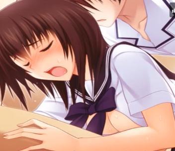 立ちバックで膣奥をガンガン突かれて気持ち良くなっちゃう巨乳JKがパイパンマンコだけじゃなくアナルも開発されて…♥♥