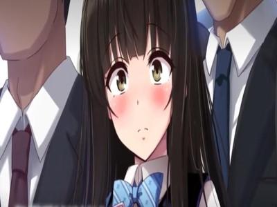 アソコにとても固い棒が♡男の臭いチンポ棒に発奮！初めての味をごくごく飲んじゃう純粋JK
