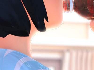 【3DCG】ガラナを飲んだ姪が媚薬効果で発情っ！？おっぱい揉みまくって種付け濃厚セックスしちゃった♥♥