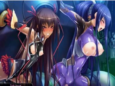 爆乳＆貧乳のくノ一美少女たちが拘束凌辱レイプでアへ顔イキ♥♥媚薬でイキまくってお漏らし垂れ流しちゃう♥