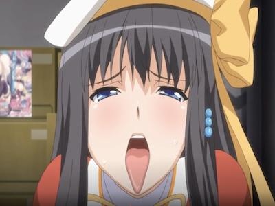 【赤面アイドル！！】ファンサービスしながら机の下では変態野郎にアソコをぐしょぐしょにされています♥♥