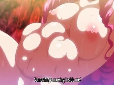 【グロテスク注意！！】魔法少女が異種姦セックスで体内に卵を植付けられて凸凹ボテ腹にされ強制出産！！