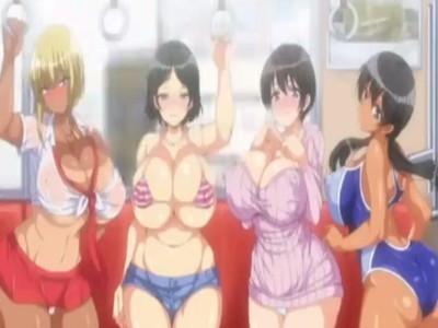 電車内はまさかのヤリマンの集まりで好き放題ヤれるコがいっぱい♥乱交ハーレム状態でズコバコ中出しセックスしまくり♥