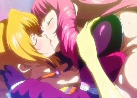 敵から拘束された巨乳美少女達がベロチューしながら濃厚百合レズセックスで大興奮して愛液まき散らしちゃう！！