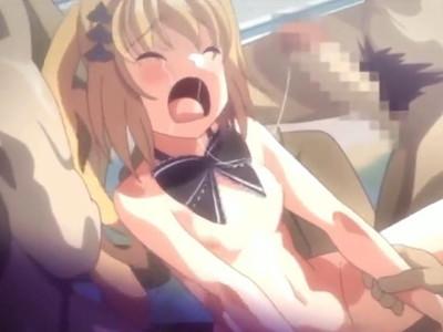 ロリカワな美少女が不良生徒たちに無理やりハメられてしまう！　ちっぽいマンコに複数ちんぽをつきたてられる！
