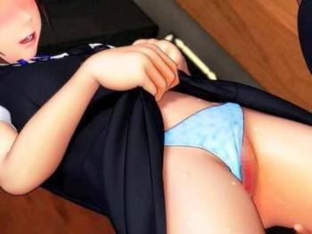 【エロアニメ】エロ調教済みのロリ貧乳ちっぱい娘と喪服半脱ぎプレイ♥♥仏壇の前で仏をも恐れぬ連続種付け近親相姦♥♥