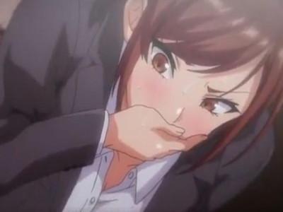 ＜NTR＞社長室で毛嫌いする相手に声が出せない状態でケツ穴をほじくられる! 初めての感覚に声を我慢する姿がエロい!